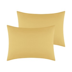 Unique Bargains Cotton Envelope Closure Softness and Durable Pillowcase Covers 2 Pcs - 1 of 4