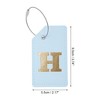 Unique Bargains Luggage Tag Light Blue 1 Pc - 2 of 4