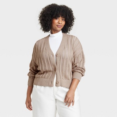 Women's Openwork Cardigan - A New Day™