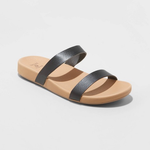 Women's Dani Two Band Slide Sandals - Shade & Shore™ - image 1 of 4