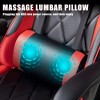 LACOO 2024 Upgraded Faux Leather Massage Gaming Chair with Footrest - 3 of 4