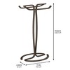 T-Shape Countertop Hand Towel Holder - Set of 2 - Bronze - 4 of 4