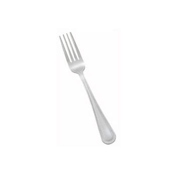 Winco Dots Dinner Fork Set, 18-0 Stainless Steel, Pack of 12