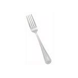 Winco Dots Dinner Fork Set, 18-0 Stainless Steel, Pack of 12