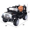 Costway 12V MP3 Kids Ride On Truck  Car RC Remote Control w/ LED Lights Music - 3 of 4
