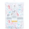 Hudson Baby Infant Girls Long Sleeve Muslin Sleeping Bag, Wearable Blanket, Sleep Sack, Woodland Fox - 2 of 2