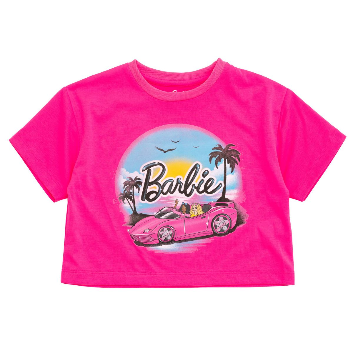 Barbie Boxy Drop Shoulder T-Shirt and Mesh Tulle Skort - thumbnail 3