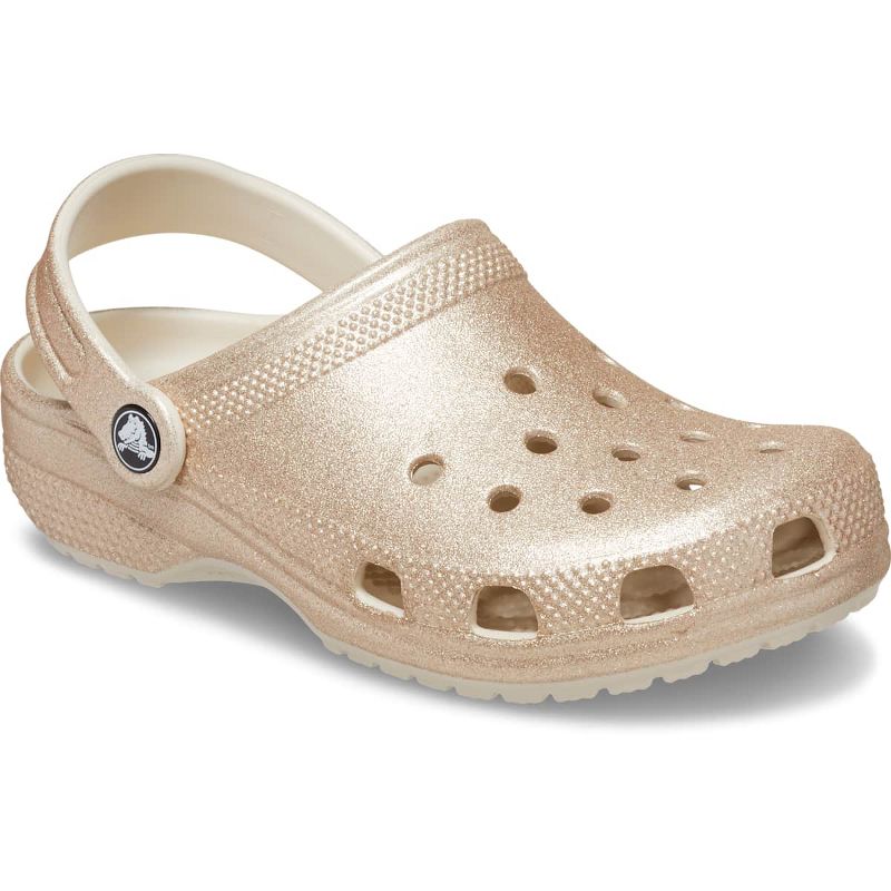 Crocs Kids' Classic Glitter Clogs, 5 of 7