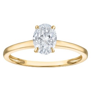 Naturalux 14K Gold 1 CT Lab Grown Diamond Solitaire Ring - 1 of 4