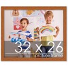PosterPalooza | Slim Profile Brown Picture Frame - UV Acrylic, Backing Board, Hanging Hardware Included - 2 of 4