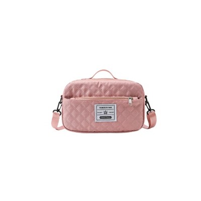 Dimensional diamond pattern Crossbody bag, suitable for leisure commuting, lightweight and easy to carry, essential for daily travel