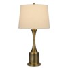 Cal Lighting 100W Toccoa metal table lamp. Priced and sold as pairs - 3 of 4