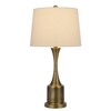 Cal Lighting 100W Toccoa metal table lamp. Priced and sold as pairs - 3 of 4