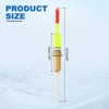 Unique Bargains Plastics Oval Bobber Gear Fishing Floats Rigs 2 Pcs - 2 of 4