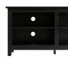 70" MDF Modern Transitional 3-Shelf Open Storage TV Stand with Adjustable Shelves and Cord Management for Living Room and Bedroom - 4 of 4