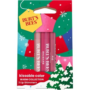 Burt's Bees Kissable Lip balm Gift Set - Warm - 3pc - 1 of 3