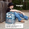 Wrangler 18.5" Clear Water Resistant Backpack for Girls and Boys - Durable Plastic See Thru Bag for Casual Use, Stadiums, Concerts, School - image 4 of 4