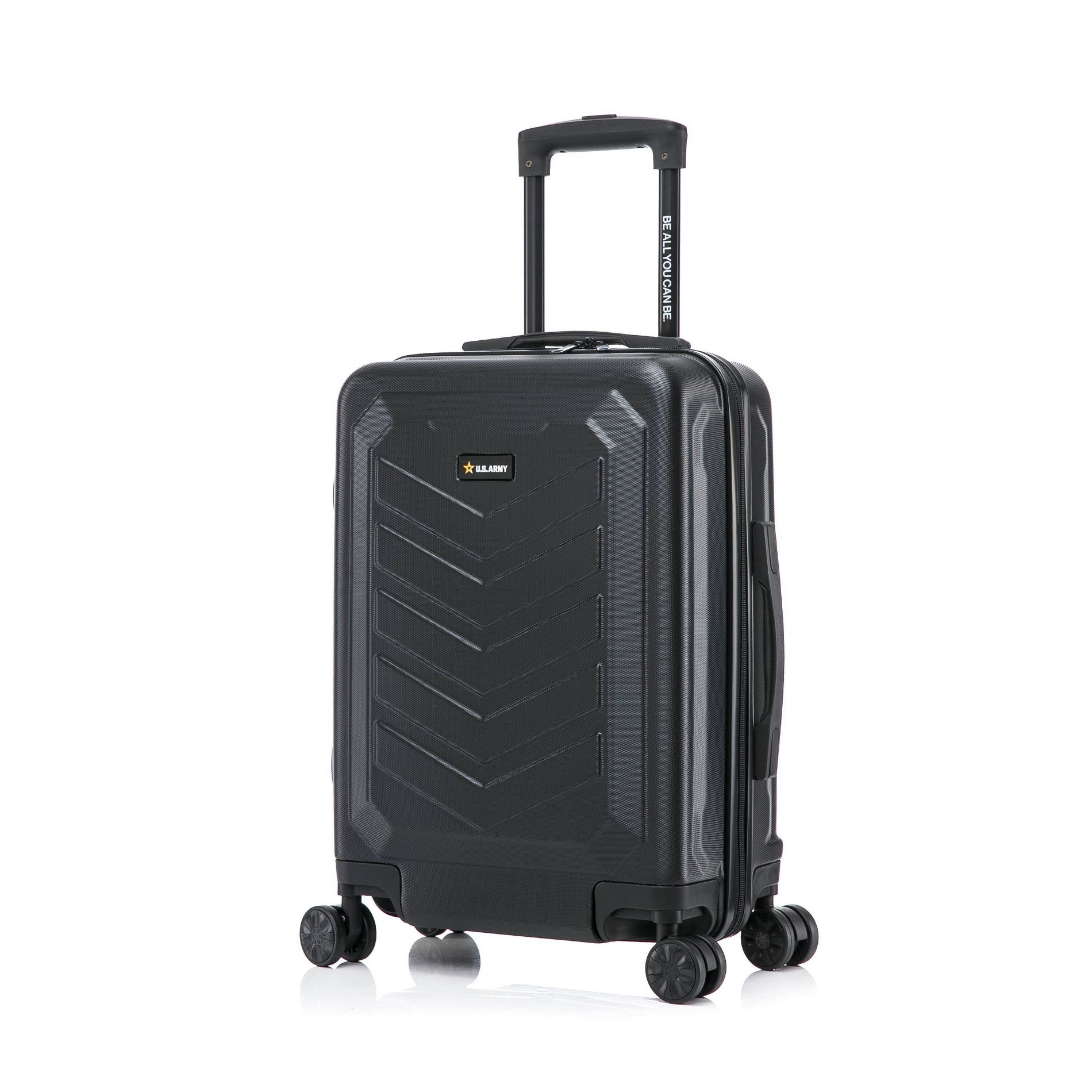 U.S. Army FOX 20" Carry On Hardside Suitcase - Black