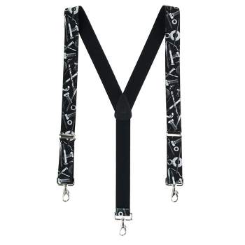 GetUSCart- MENDENG Suspenders for Men Vintage 4 Swivel Hook