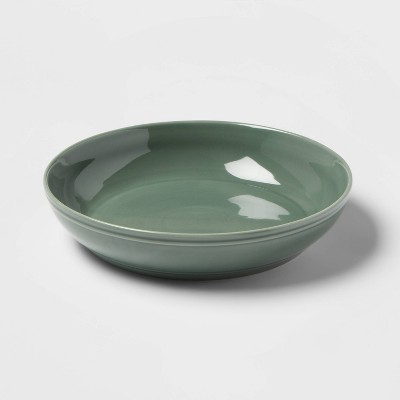 35oz Porcelain Courtland Serving Bowl Green - Threshold™