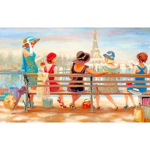 Sunsout Girls Day Out 550 pc Jigsaw Puzzle 11240 - 1 of 4