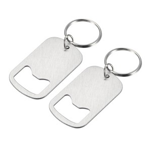 Unique Bargains Stainless Steel Portable Beer Soda Bottle Opener for Home Bar Party - 1 of 4