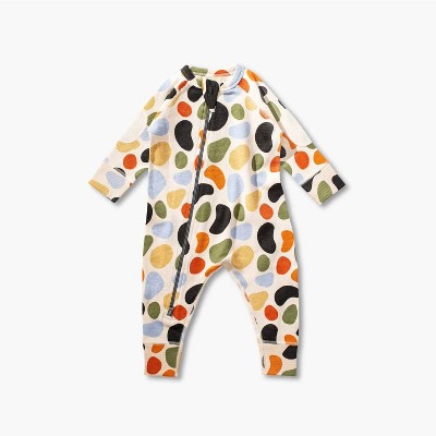 Gender Neutral Kid's Pebbles Waffle Romper - Sapling Organic