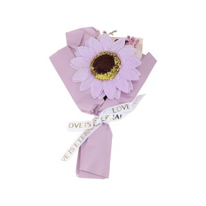 Unique Bargains Faux Sunflower Magnetic Fridge Decal 1 Pc - 1 of 3