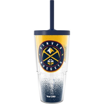 NBA Denver Nuggets All Over Classic Tumbler with Straw Lid - 24oz