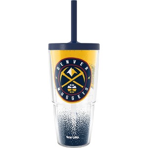 NBA Denver Nuggets All Over Classic Tumbler with Straw Lid - 24oz - 1 of 2