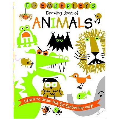 Ed Emberley's Drawing Book of Animals - (Ed Emberley Drawing Books) (Paperback)