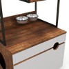 Gulches Cat Litter Box Enclosure with Cat Tree Tower - Stylish Multi-Functional Cat Furniture - 4 of 4