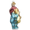 Old World Christmas Glass Blown Ornament for Christmas Tree, Bedtime Teddy Bear - 4 of 4