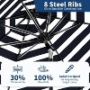9 FT Patio Umbrella, Table Umbrella Outdoor Patio with Crank Lift & Push Button Tilt, 8 Sturdy Ribs for Yard, Deck, Pool - 4 of 4