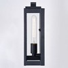 Vaxcel Hampton 1 - Light Wall Light in  Textured Black - 4 of 4