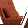 Dovelina Upholstered Accent Chair with Ottoman - 4 of 4