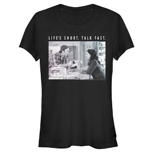 Juniors Gilmore Girls Lorelai and Luke Life's Short T Shirt - 1 of 4