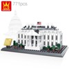 Wange Bricks: USA The White House Building Bricks Modular Model Toy Figure - 2 of 2