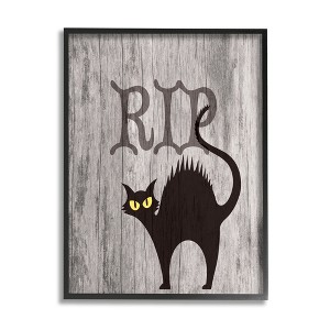 Stupell Industries RIP Halloween Cat, 24'' x 30'' - 1 of 4
