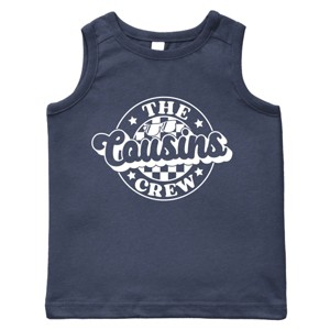 The Juniper Shop The Cousins Crew Checkered Toddler Tank - 1 of 4