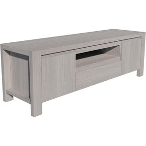Wooden TV Cabinet - Modern Wood Material, Compact Storage, Minimalist Design, Rustic TV Stand, Living Room Furniture - 1 of 1