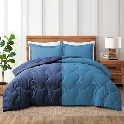 Peace Nest Lightweight Reversible Microfiber Down Alternative Comforter Set