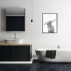 Stupell Industries Bunny Bathroom Splash Black Framed Giclee Art - 2 of 4