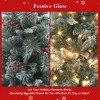 3ft Pre-Lit Christmas Tree Set of 2, Artificial Christmas Trees, Snow Flocked Prelit Xmas Tree with Base,Timer Function,for Indoor Outdoor Decoration - 4 of 4