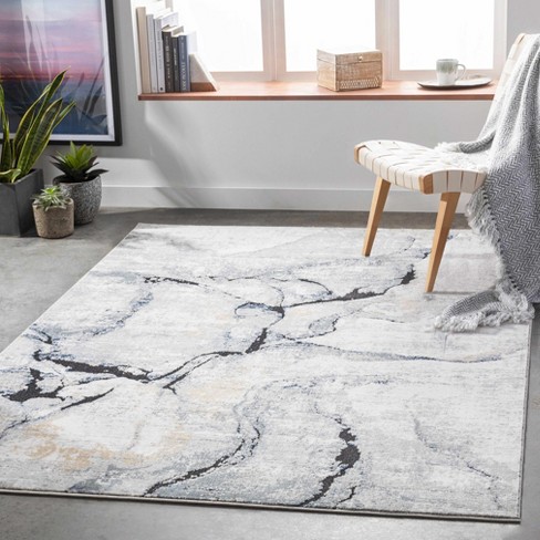 Hauteloom Fremantle Gray Marble Rug - image 1 of 4