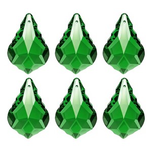 Unique Bargains Hanging Ornament DIY Craft K9 Crystal Pendant Teardrop beads 6 Pcs - 1 of 4