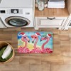 Stupell Industries Holiday Flamingo Girlfriends Printed Anti-Fatigue Floor Mat, design by Paul Brent, 30"x18" - 4 of 4