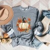 Simply Sage Market Fall Pumpkin Floral Sweatshirt - 3 of 4