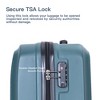 KTMBDW Luggage with Spinner Wheels & Zipper, 3-Piece Travel Suitcase ABS+PC Hardshell Luggage Set with TSA Lock (20+24+28 inch) - 3 of 4