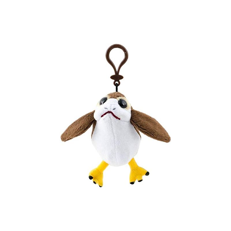 Star Wars Porg Plush Clip On Figure Keychain Toy - Great Gift for Kids and Adults - 4.5", 1 of 2